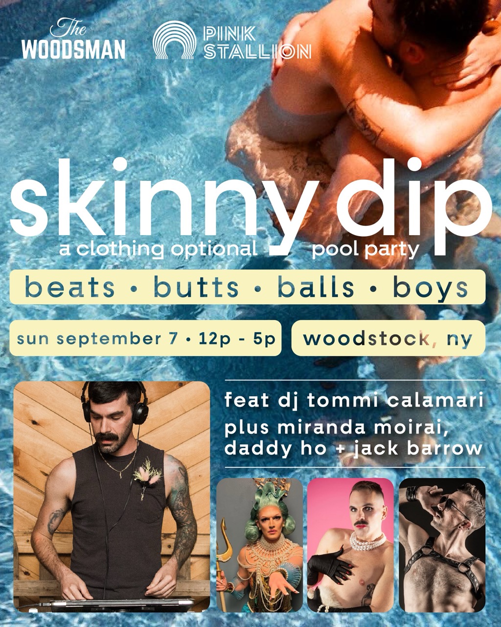 Skinny Dip Sept 2025 Performers